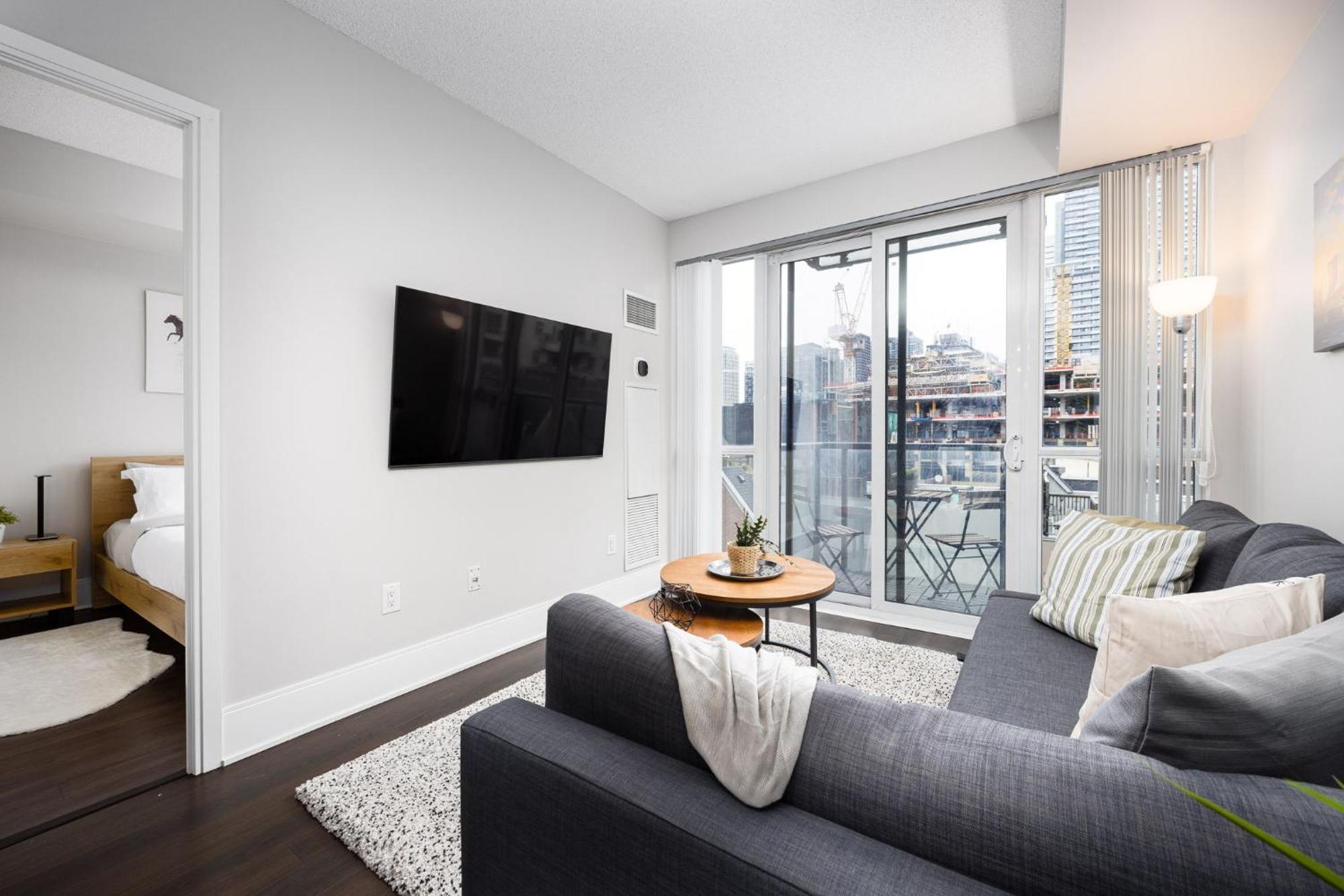Dwtn Condo Near Cn Tower! W/ Free Parking Toronto Dış mekan fotoğraf